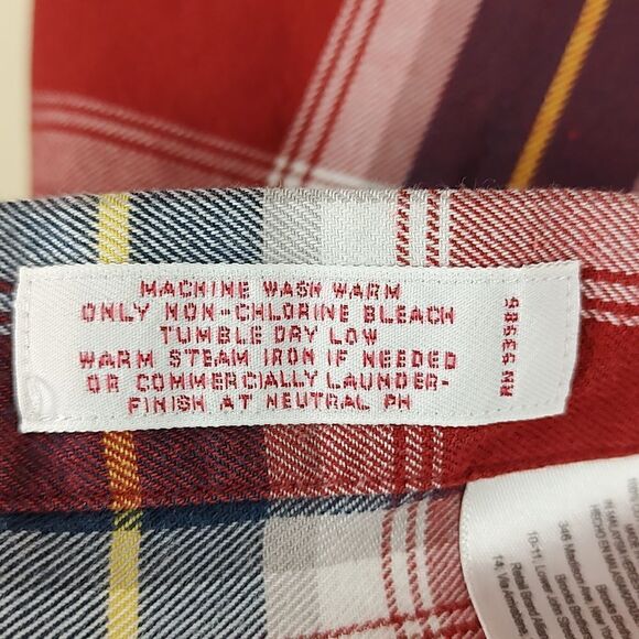 Brooks Brothers Men's Cotton Plaid Long Sleeve Button Down Shirt Preppy Size M - Picture 7 of 11